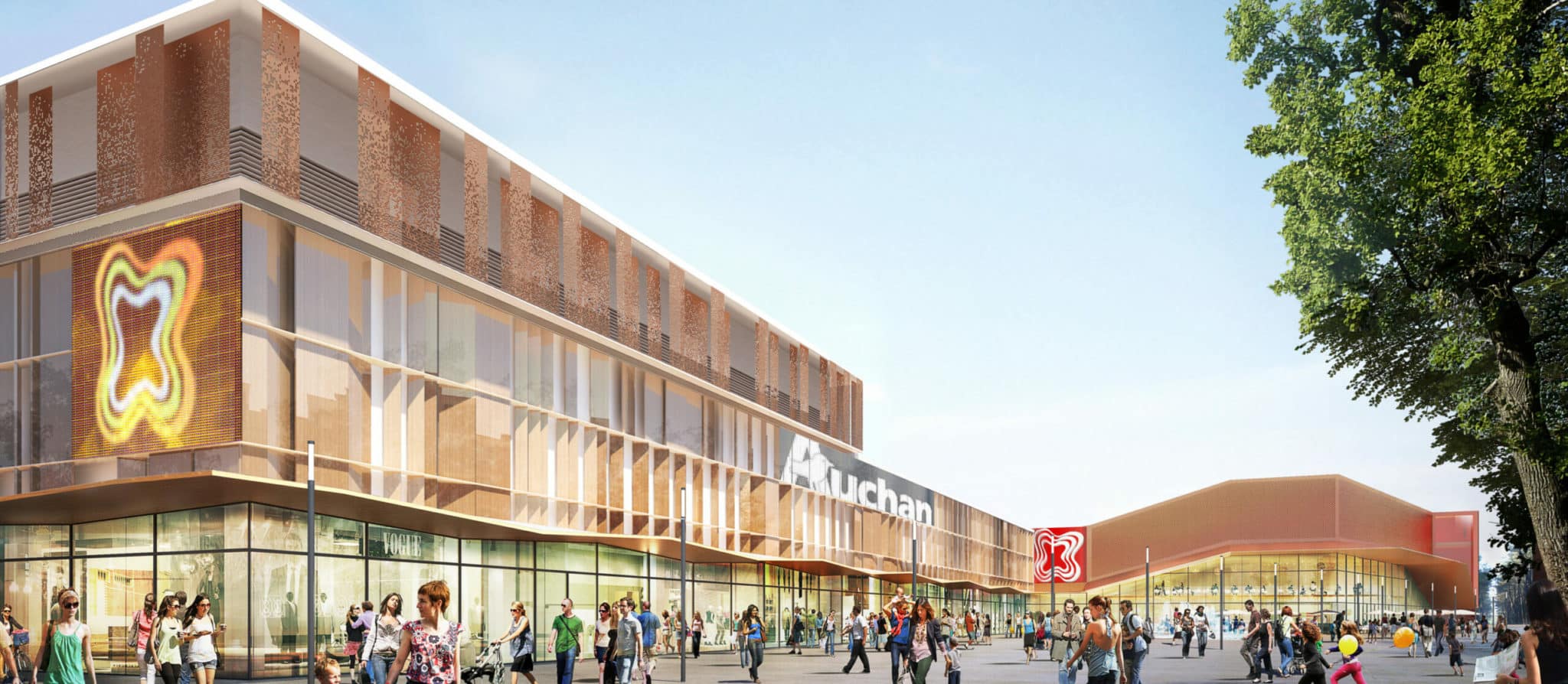 Construction hypermarché Auchan