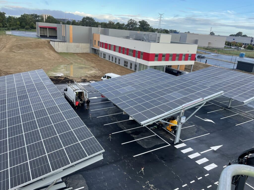 Ombrière Enedis Laval 2