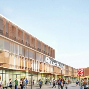 Construction hypermarché Auchan